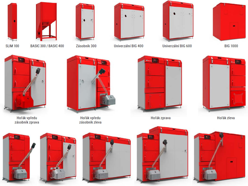 Zásobníky pro peletové kotle